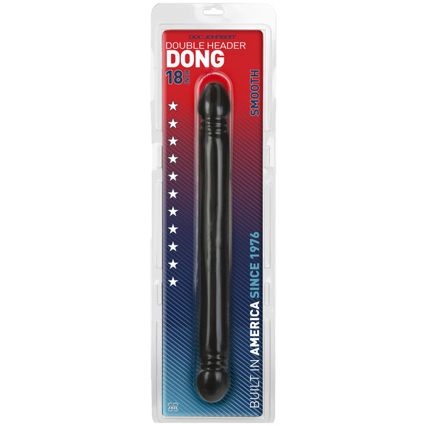 Double Header Dong - 18&quot; - Smooth Black