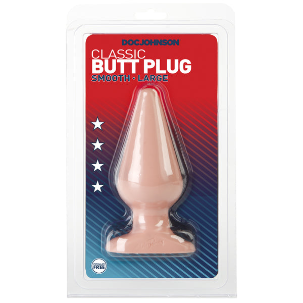 Classic Butt Plug - Smooth - Large White