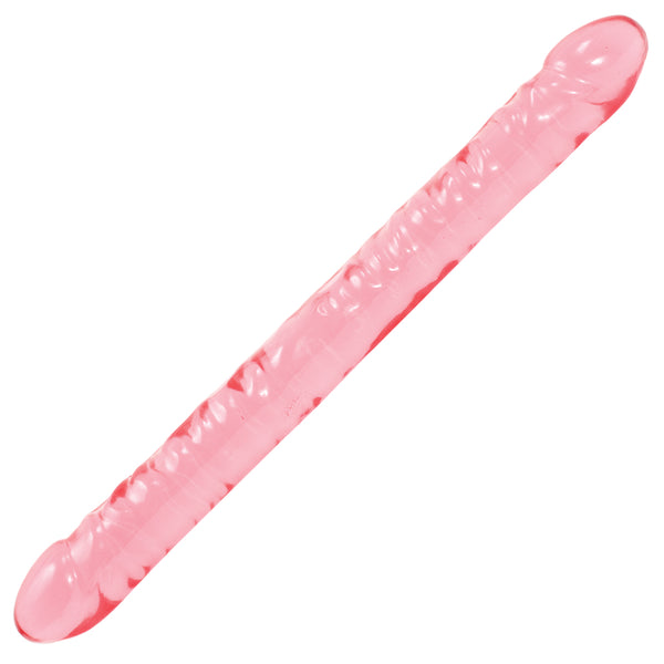 Crystal Jellies - 18&quot; Double Dong Pink