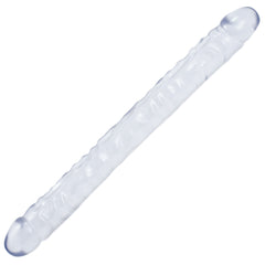 Crystal Jellies - 18&quot; Double Dong Clear