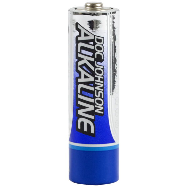 Doc Johnson Alkaline Batteries - 4 Aa Blue/Silver