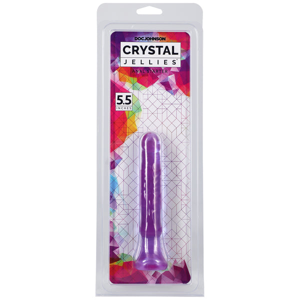 Crystal Jellies - Anal Delight - 5&quot; Purple