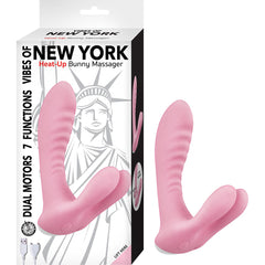 Vibes Of New York Heat Up Bunny Massager Pink