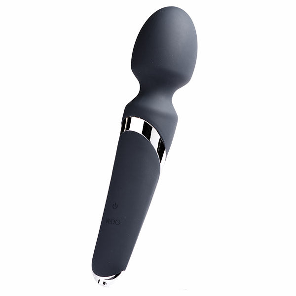Wanda Rechargeable Wand Vibe Just Black