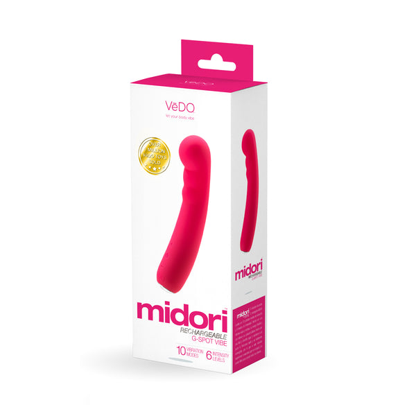 Midori Rechargeable Gspot Vibe Foxy Pink