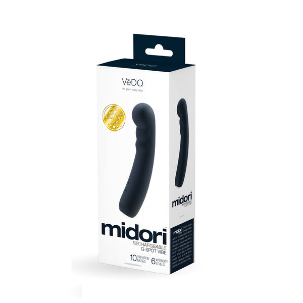Midori Rechargeable Gspot Vibe Just Black