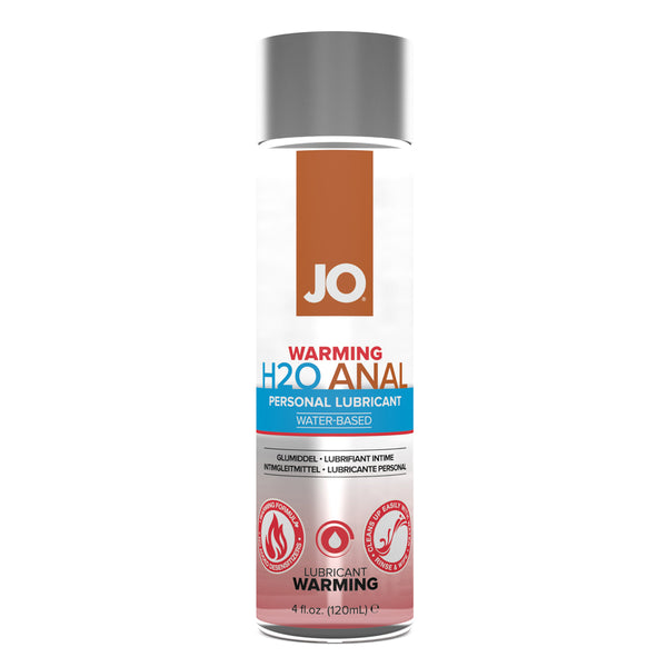 JO Anal H2O Lubricant Warming 4 oz.