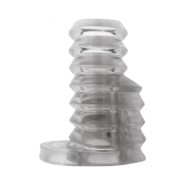 Thick Boy Vibrating Sleeve Clear
