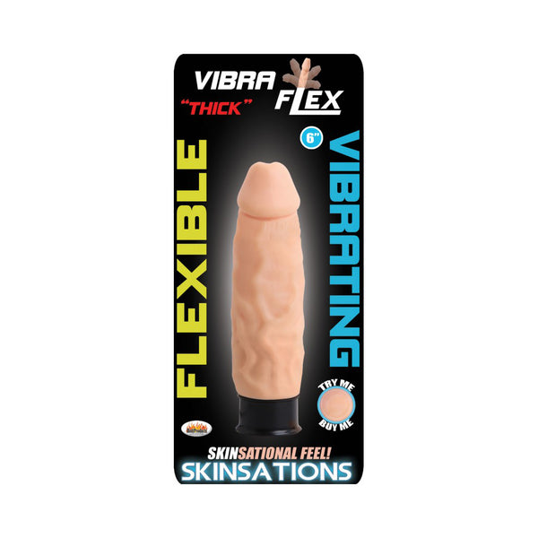 Skinsations Thick Vibraflex 6&quot; Dildo