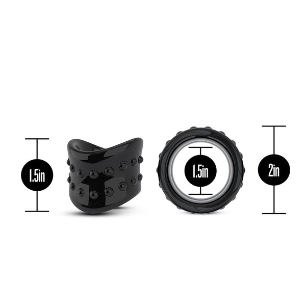 Stay Hard Beef Ball Stretcher 1.5&quot; Diameter Black