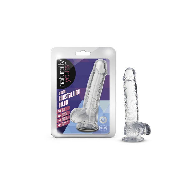 Naturally Yours 6&quot; Crystalline Dildo Diamond