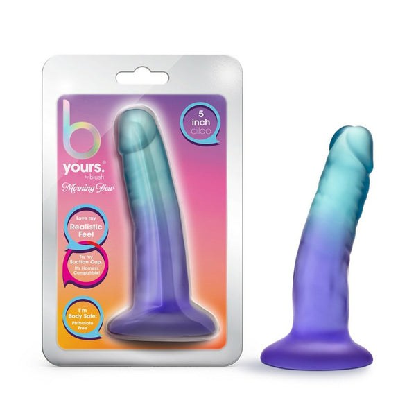 B Yours Morning Dew 5&quot; Dildo Sapphire
