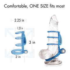Zinger Dual Vibrating Cock Cage