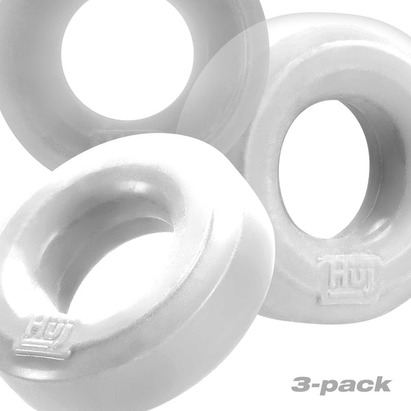 Huj3 C-Ring 3-Pack White Ice
