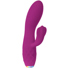 Glimmer Rechargeable Light Up Purple Vibrator