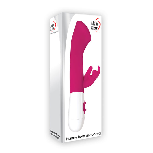 A&E Bunny Love Silicone G Pink Rabbit Vibrator