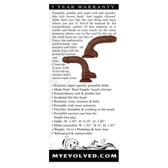 Real Supple Silicone Poseable Dark 8.25&quot;