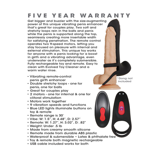 Vibrating Girth Enhancer