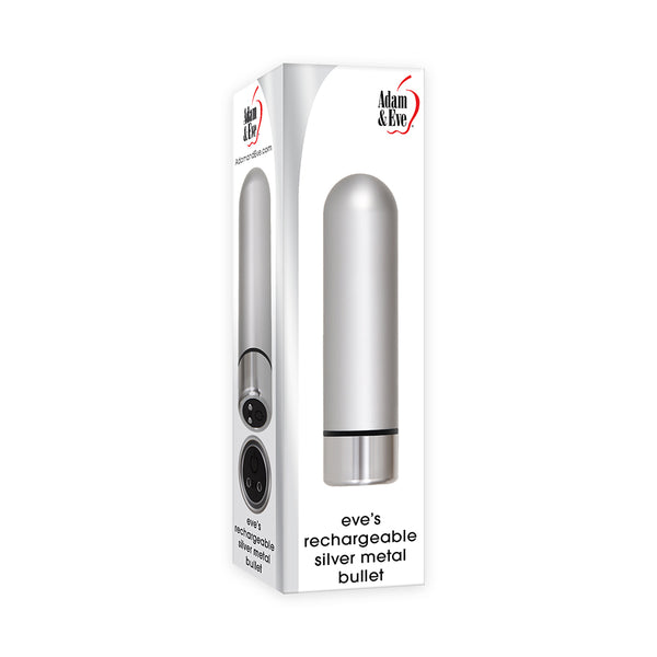 Eve&#39;s Rechargeable Silver Metal Bullet