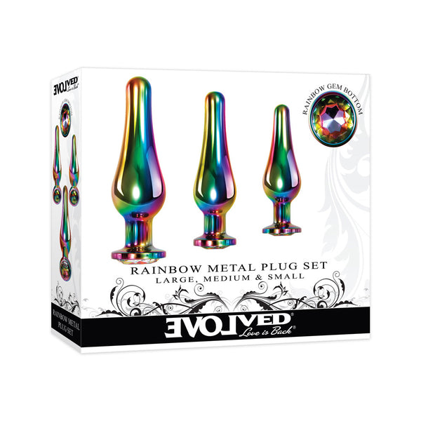 Rainbow Metal Plug Set