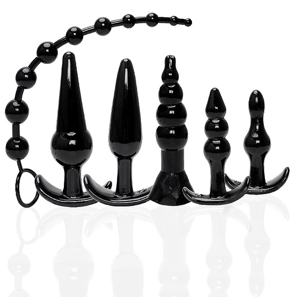 Try-Curious Anal Plug Kit Black