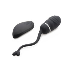 Master Series O-Bomb Rechargeable Remote Control Egg Vibrator - Black