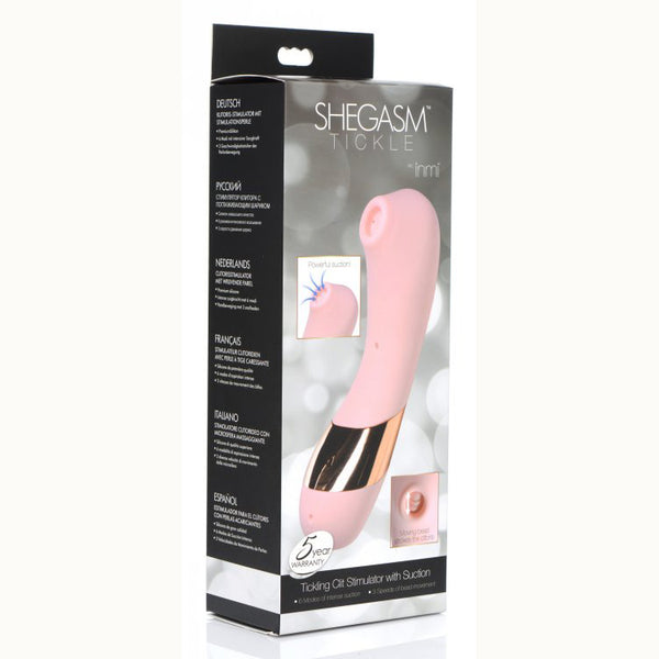 Inmi Shegasm Tickle Tickling Stimulator With Suction