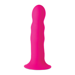 Squeeze-It Squeezable Wavy Dildo Pink