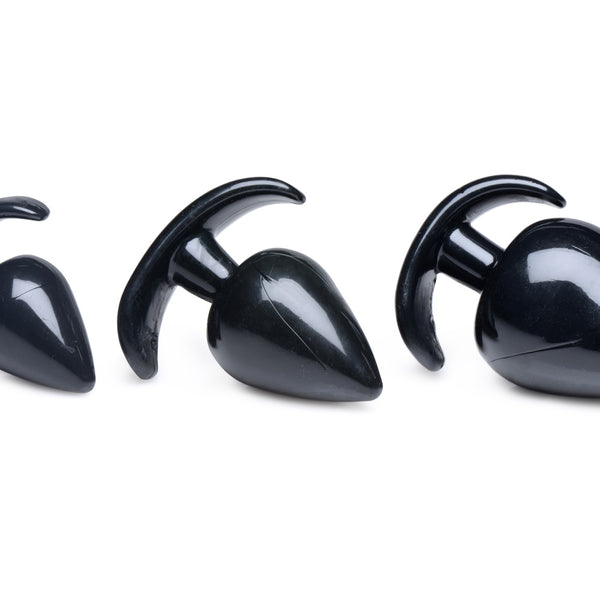 Master Series Triple Spades 3 Piece Anal Plug Set