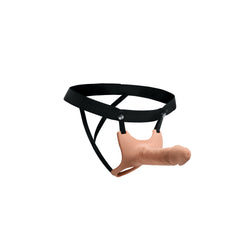 Size Matters Hollow Silicone Dildo Strap-On Flesh