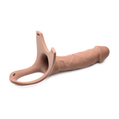 Size Matters Hollow Silicone Dildo Strap-On Flesh