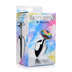 Booty Sparks Rainbow Prism Gem Anal Plug Large