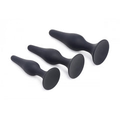 Master Series Triple Spire Tapered Silicone Anal Trainer Set Of 3