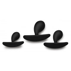 Master Series Dark Droplets 3 Piece Curved Anal Trainer Set