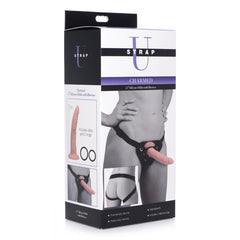 Strap U Charmed 7.5&#39;&#39; Silicone Dildo With Harness