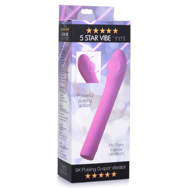 Inmi 5 Star 9X Pulsing G-Spot Vibe Pink