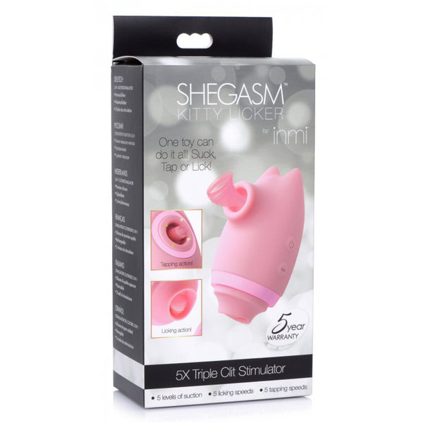 Inmi Kitty Licker 5X 3 In 1 Clit Stimulator