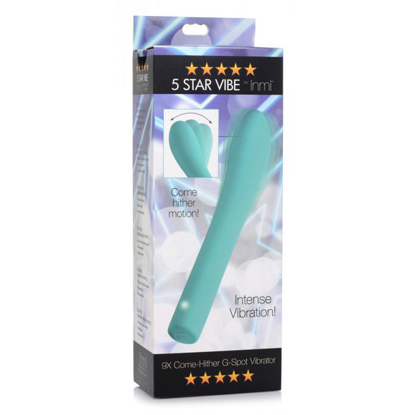 Inmi 5 Star Come Hither G-Spot Vibrator Teal