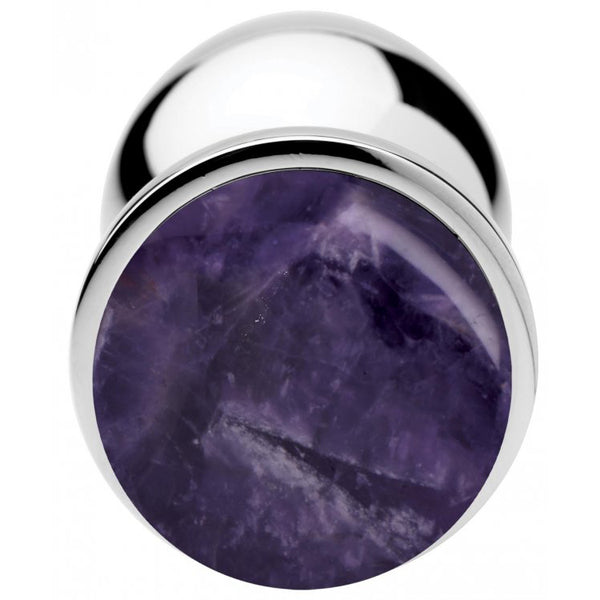 Booty Sparks Gemstones Amethyst Gem Large Anal Plug