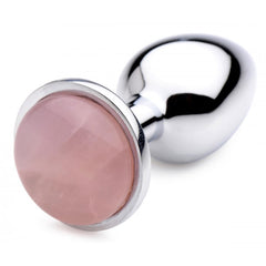 Booty Sparks Gemstones Rose Quartz Gem Small Anal Plug