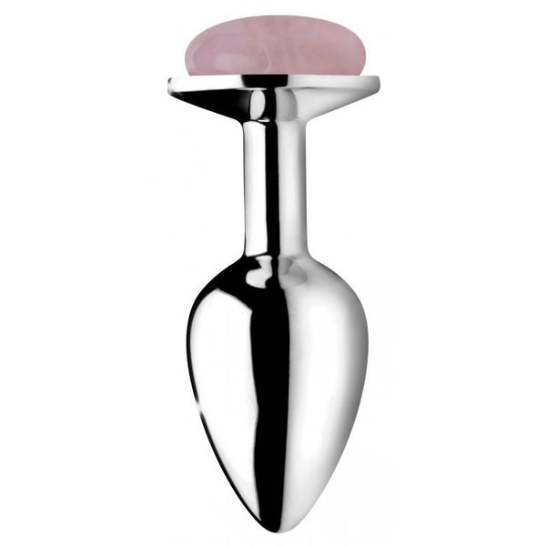 Booty Sparks Gemstones Rose Quartz Gem Small Anal Plug