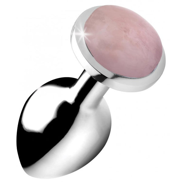 Booty Sparks Gemstones Rose Quartz Gem Medium Anal Plug