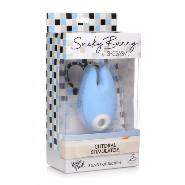Inmi Sucky Bunny 20X Clitoral Stimulator Blue
