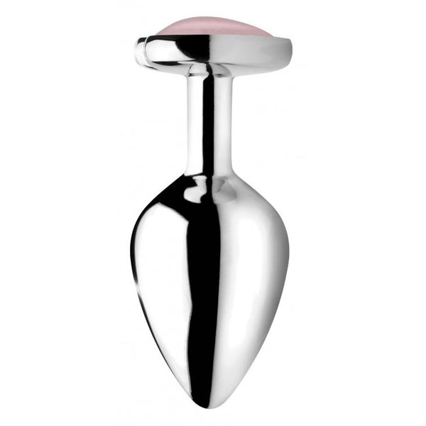 Booty Sparks Gemstones Rose Quartz Heart Medium Anal Plug