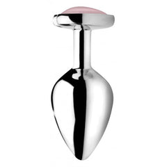Booty Sparks Gemstones Rose Quartz Heart Medium Anal Plug