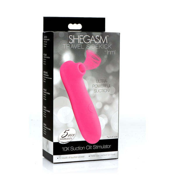 Shegasm Travel Sidekick 10X Suction Clit Stimulator