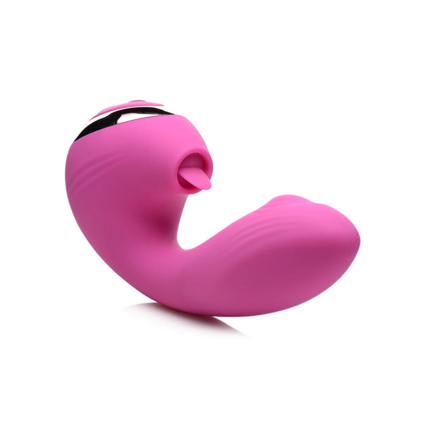 Inmi 10X Licking G-Throb Rechargeable Silicone Vibrator