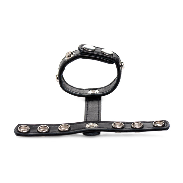 Strict Leather Cock Gear Leather Snap-On Harness Black