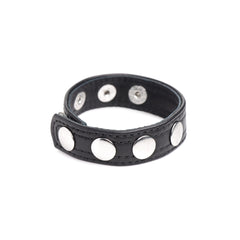 Strict Leather Cock Gear Leather Speed Snap Cock Ring Black