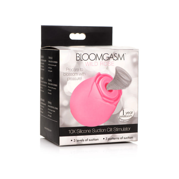 Inmi Bloomgasm Pink Rose 10X Suction Clit Stimulator